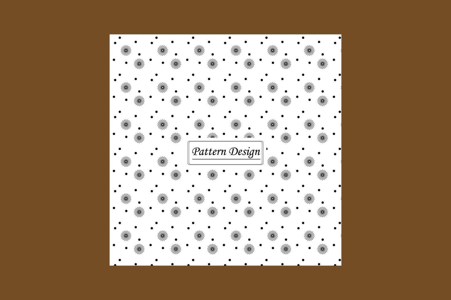 The pattern is used to make a printed pattern fabric. vector