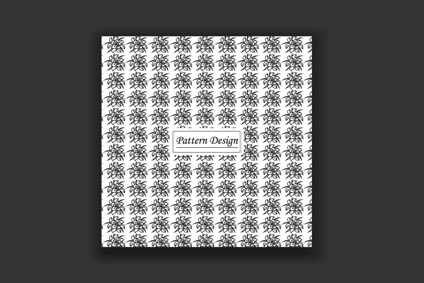 The pattern is used to make a printed pattern fabric. vector