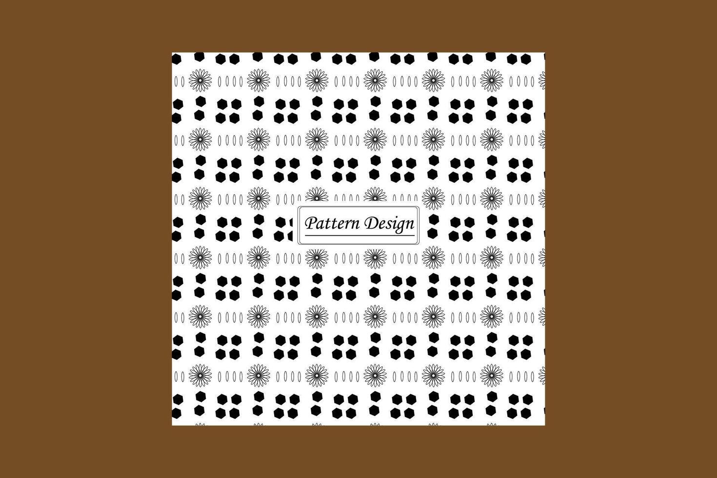 The pattern is used to make a printed pattern fabric. vector