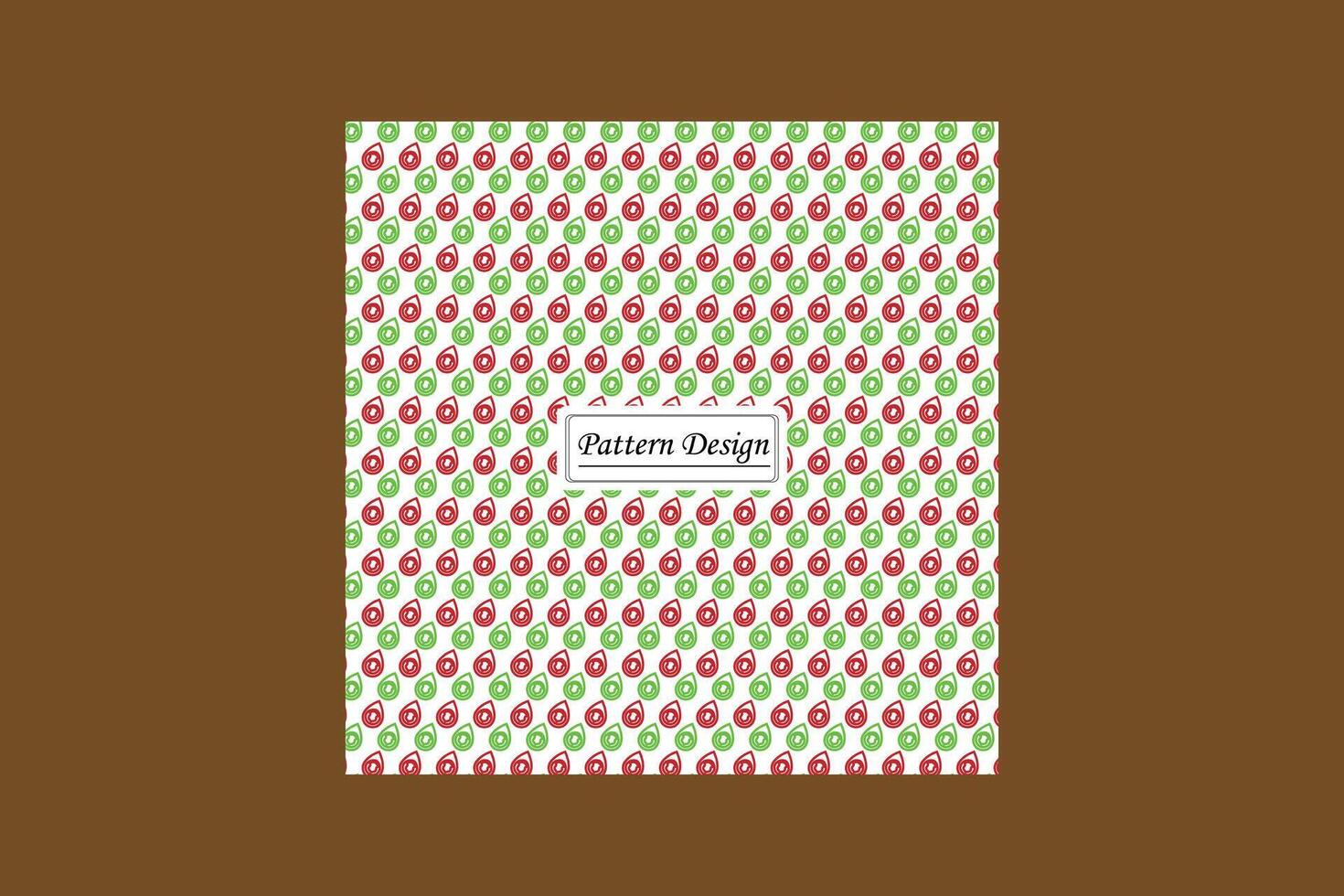 The pattern is used to make a printed pattern fabric. vector