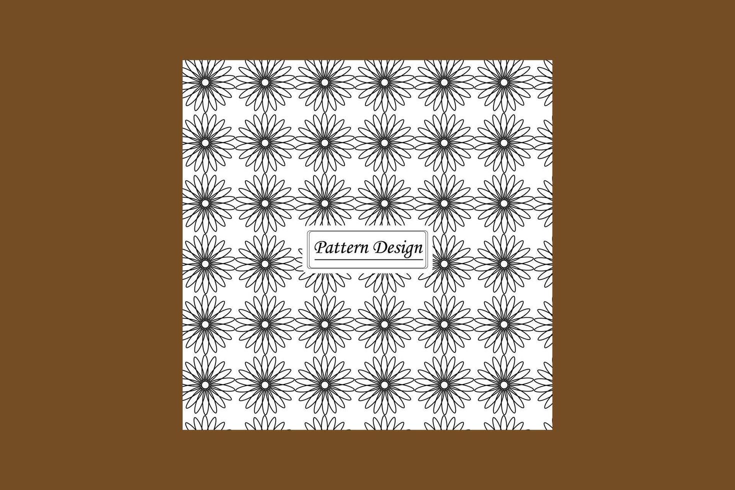 The pattern is used to make a printed pattern fabric. vector