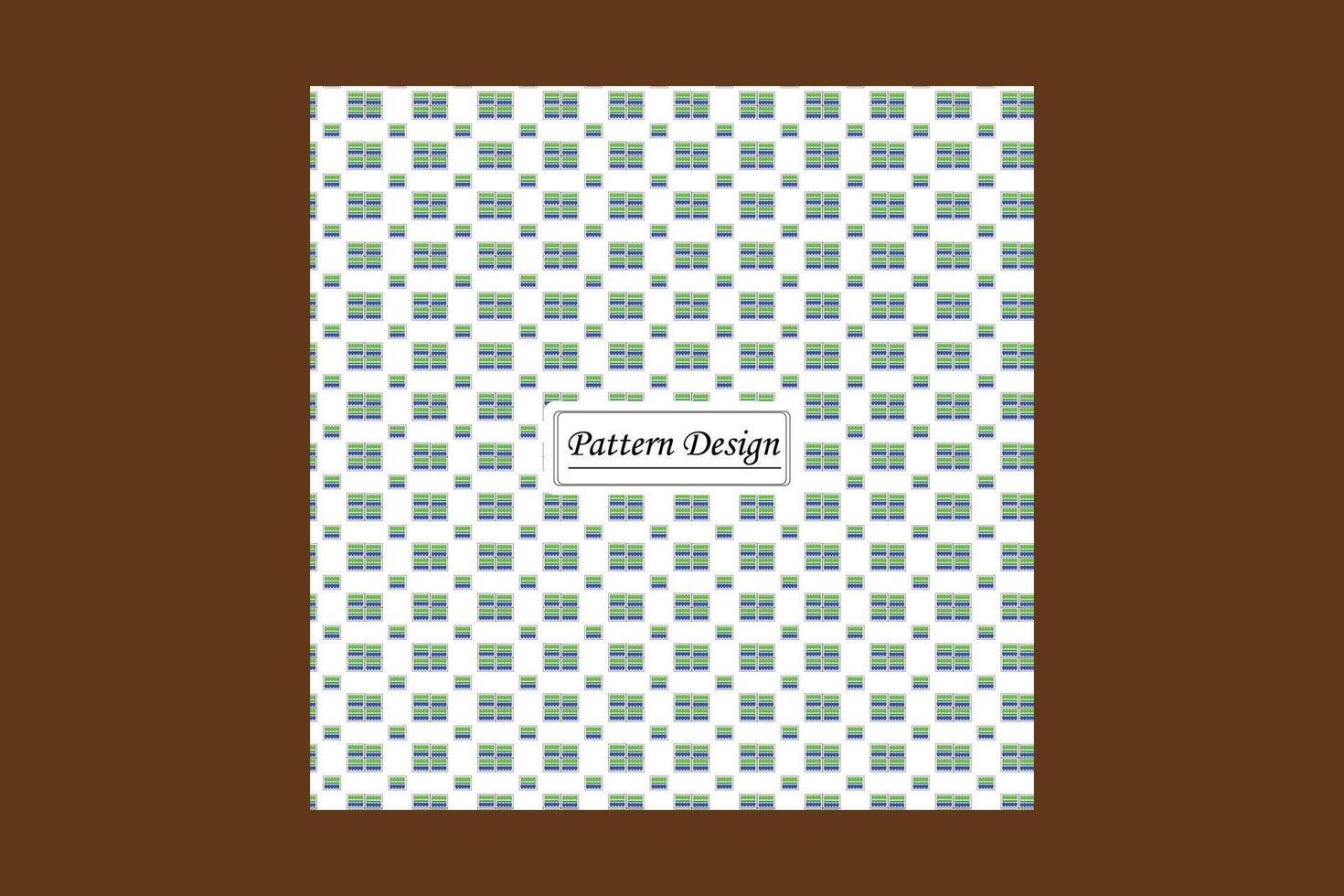 The pattern is used to make a printed pattern fabric. vector