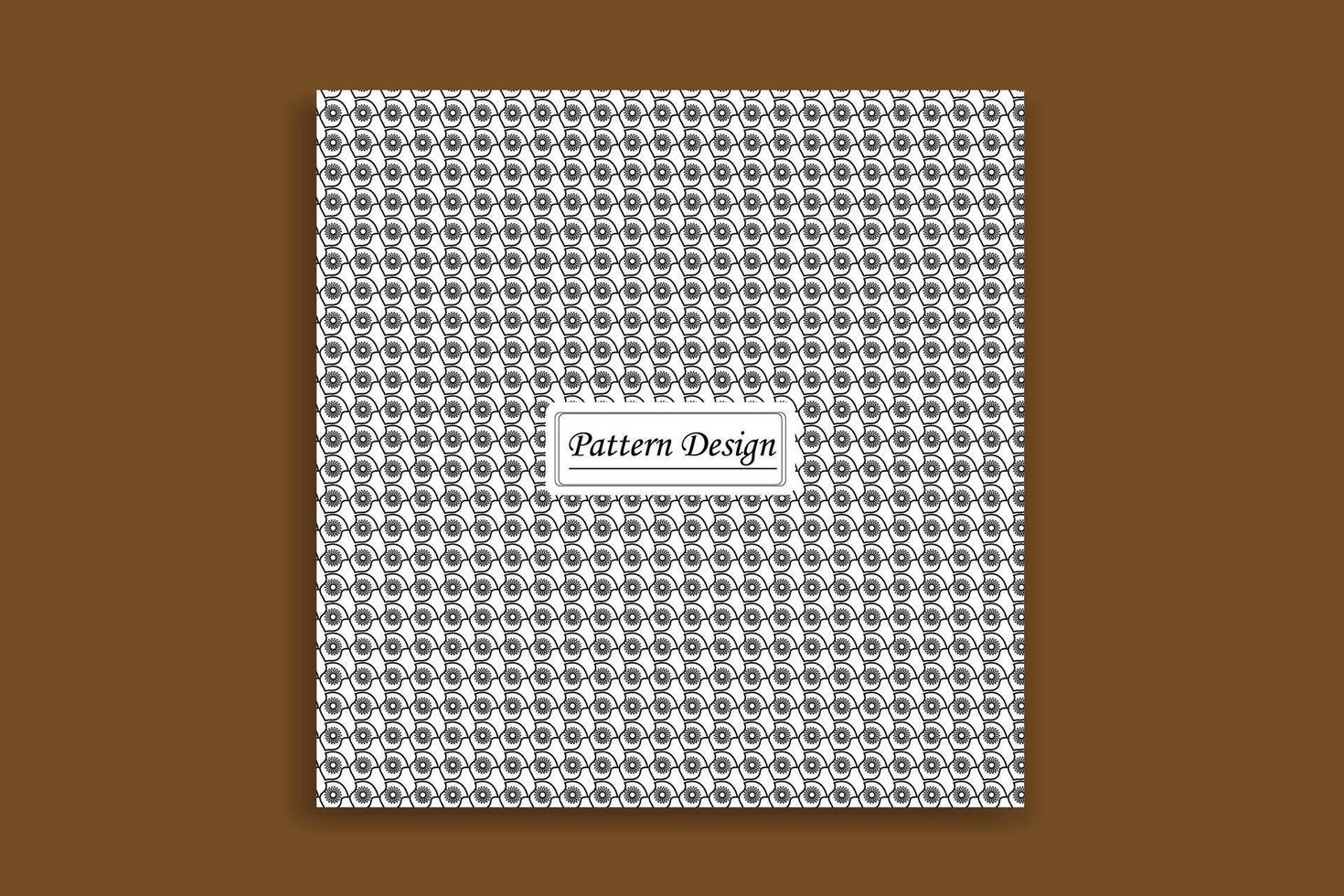 The pattern is used to make a printed pattern fabric. vector