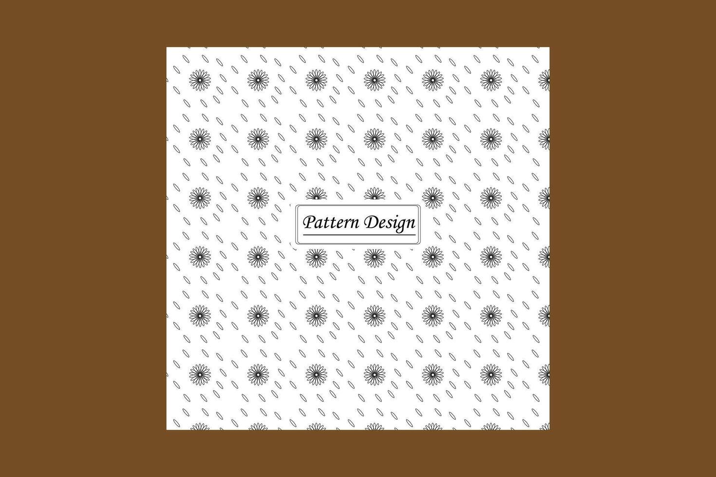 The pattern is used to make a printed pattern fabric. vector