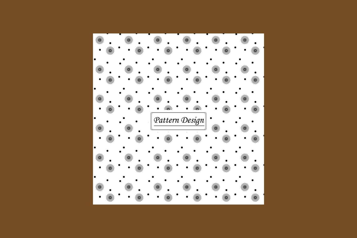 The pattern is used to make a printed pattern fabric. vector