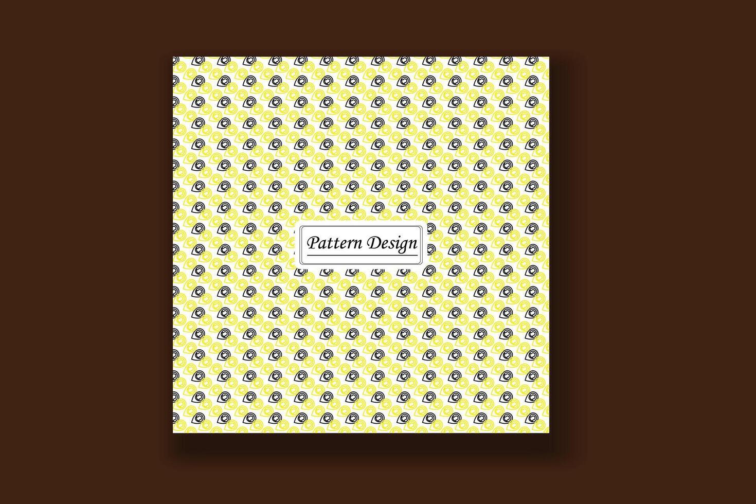 The pattern is used to make a printed pattern fabric. vector