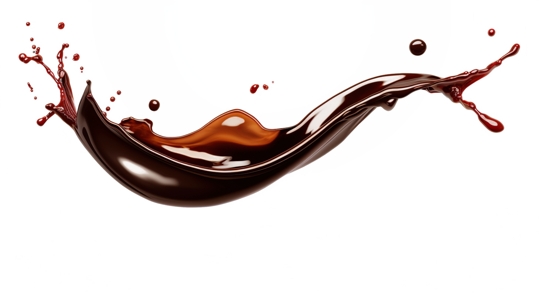 soy sauce splash element on isolated background png
