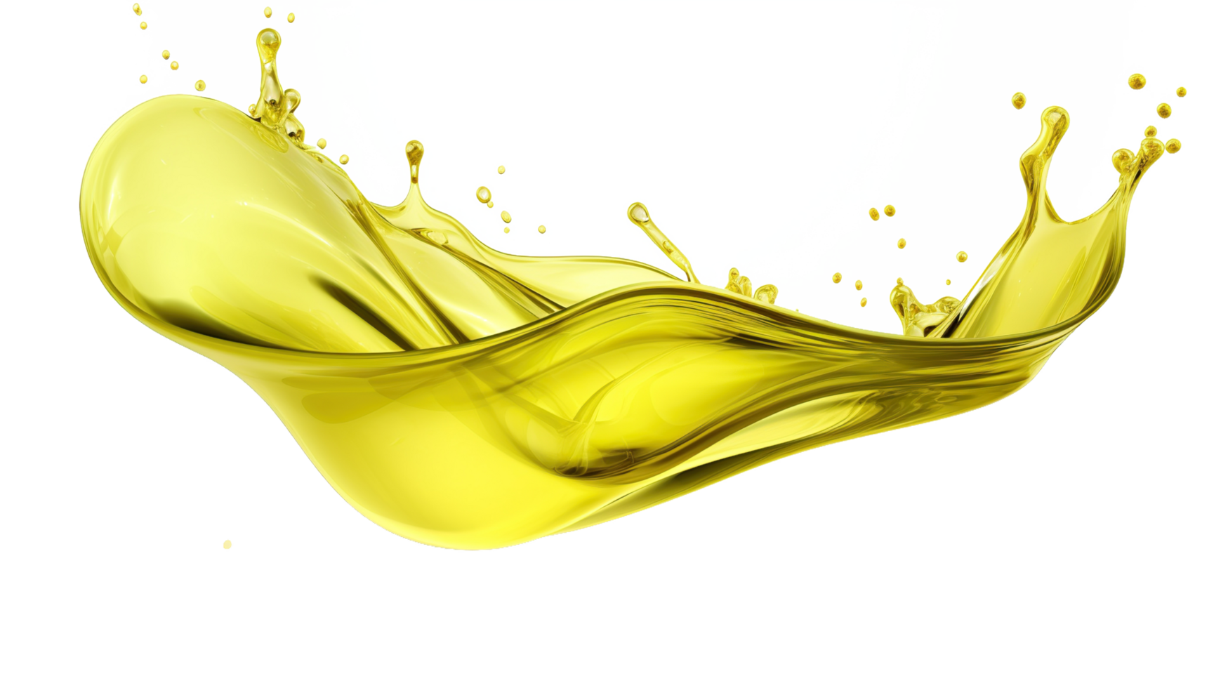 olive oil splash element on isolated background png