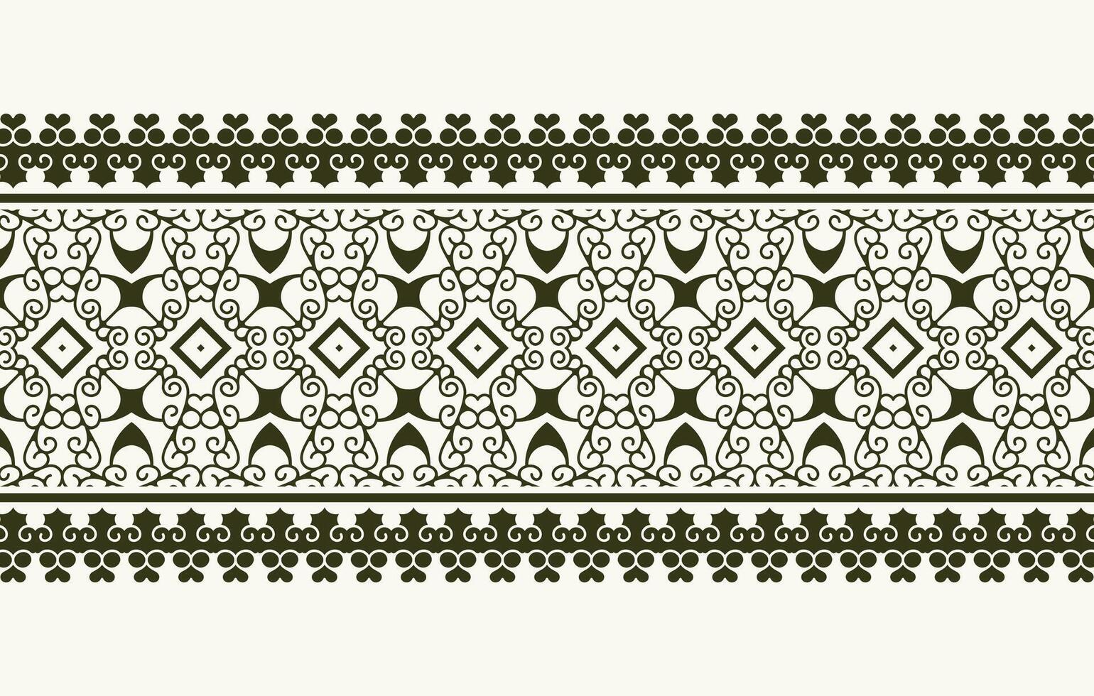 ornamental pattern border Design Template vector