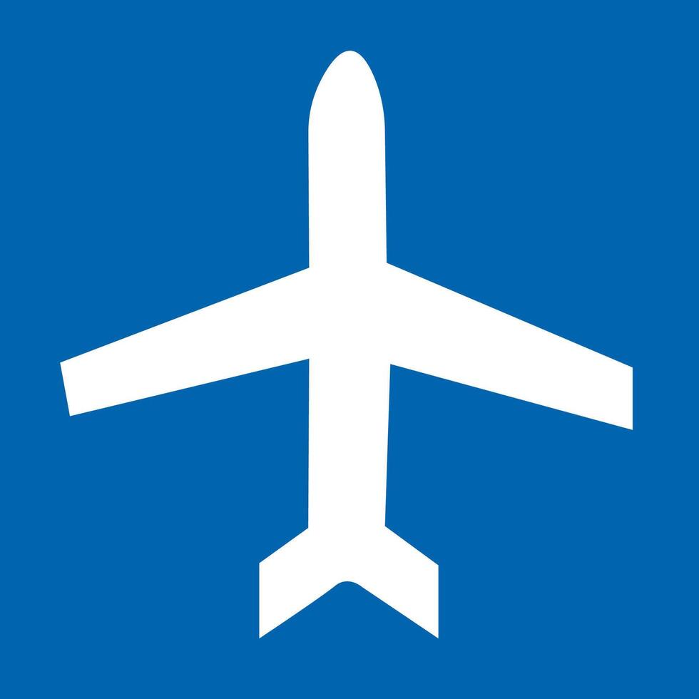 traffic sign, Cautionary Airport sign vector