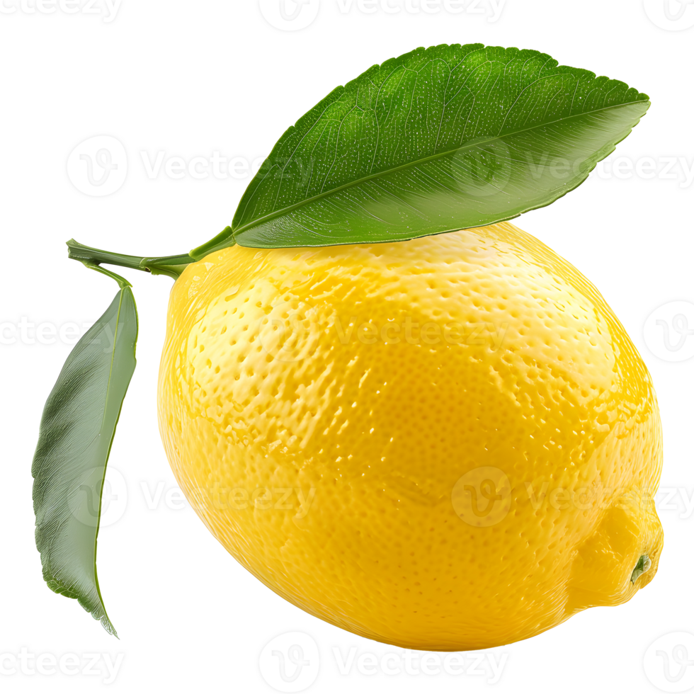 Lemon isolated fruits on transparent background png