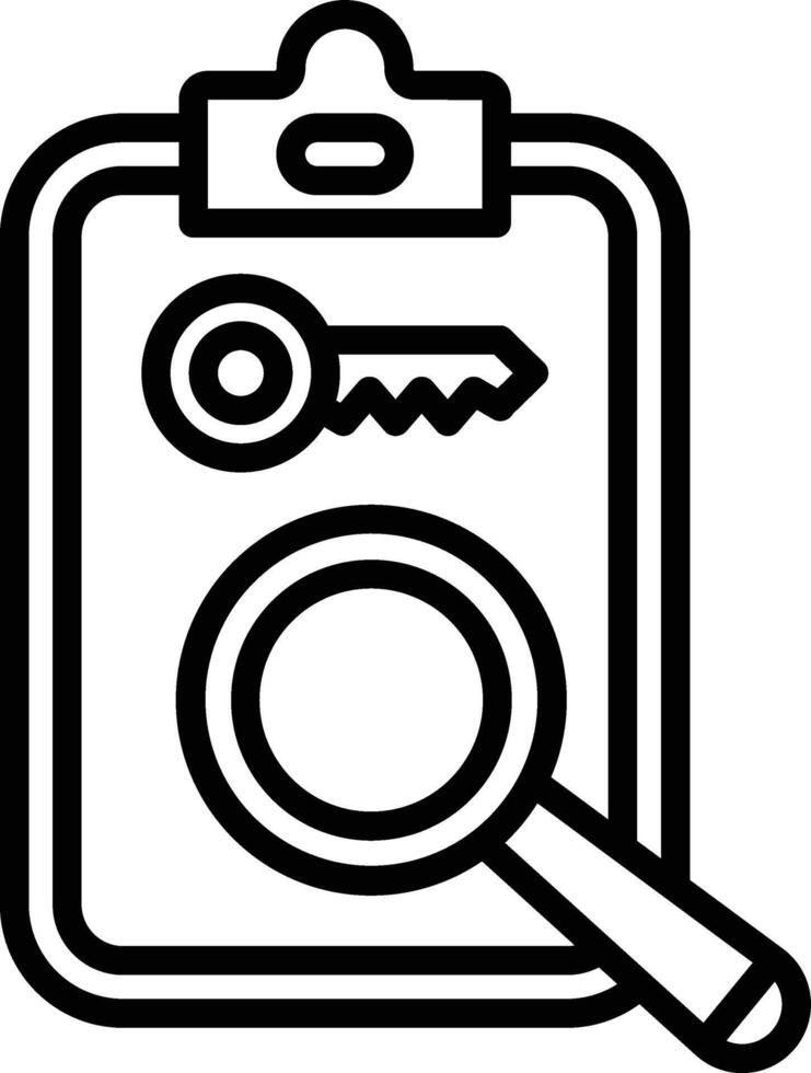 Keyword Icon Design vector
