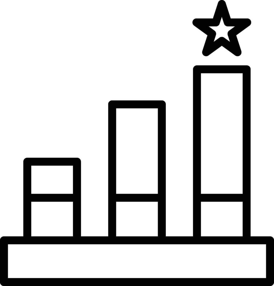 Ranking Factor Icon Design vector