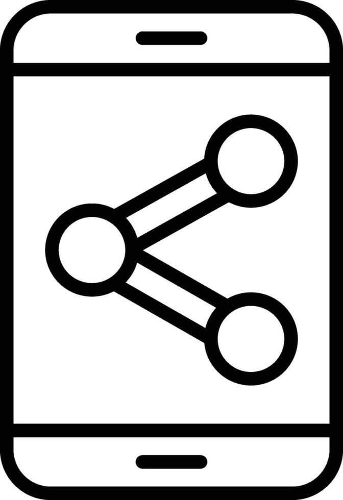 Link Analysis Icon Design vector