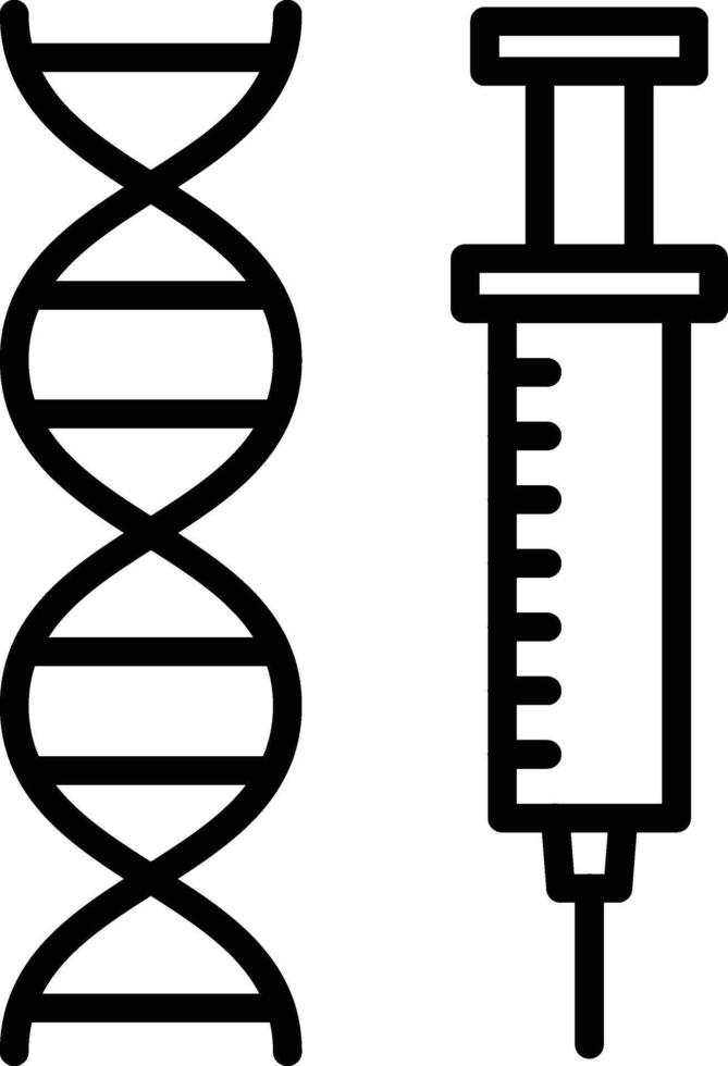 Genetic Engineering Icon Design vector