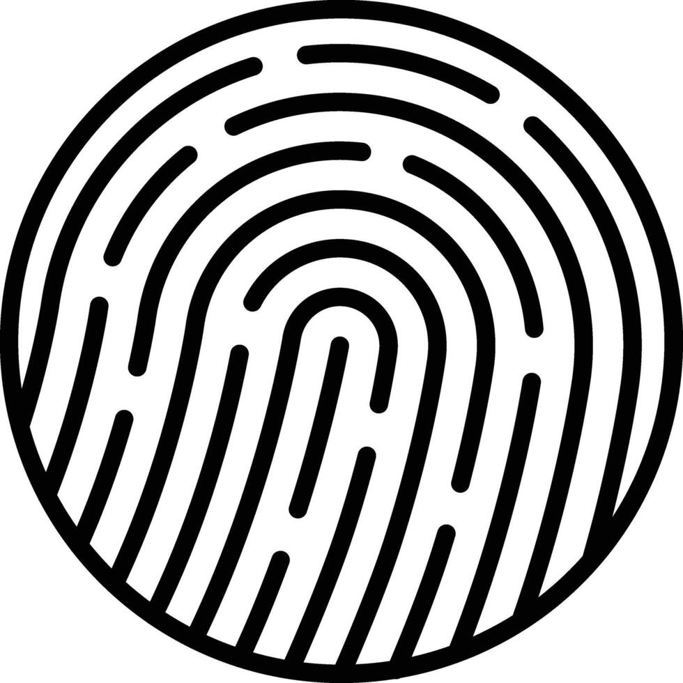 Biometrics Icon Design vector