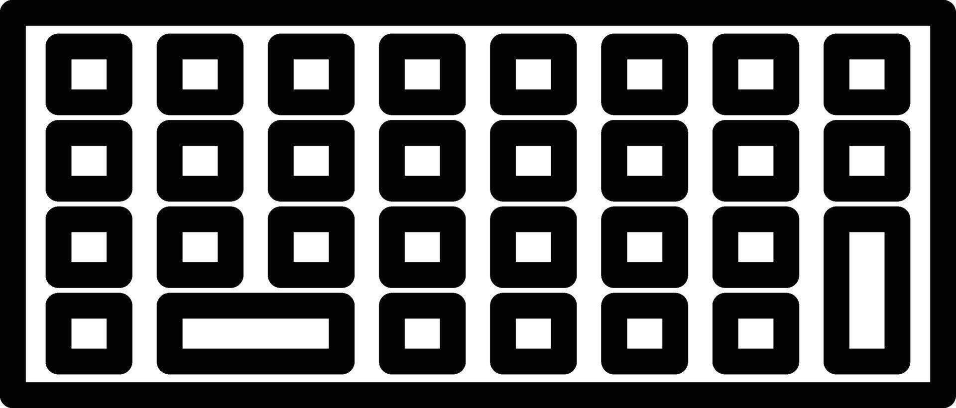Keyboard Icon Design vector