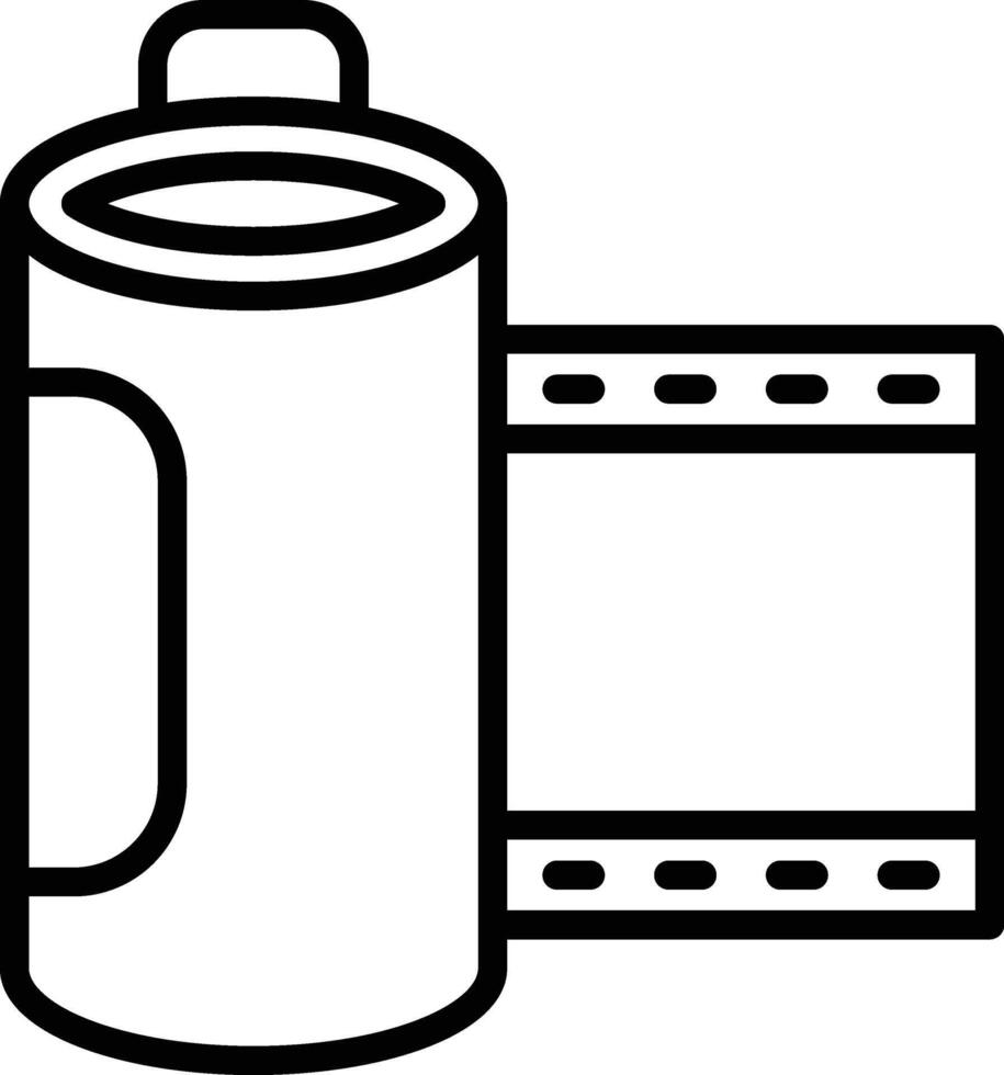 Film Roll Icon Design vector