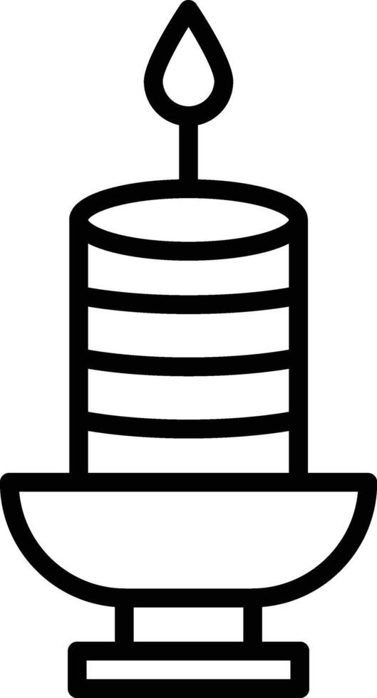 Candle Icon Design vector