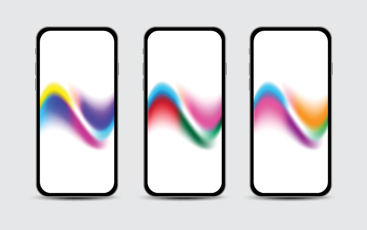 Mobile Wallpapers Design. Screens gradient set background for smartphones and mobile phones. Background for social media post, screen, mobile app, flyer. Modern screen design for mobile app vector