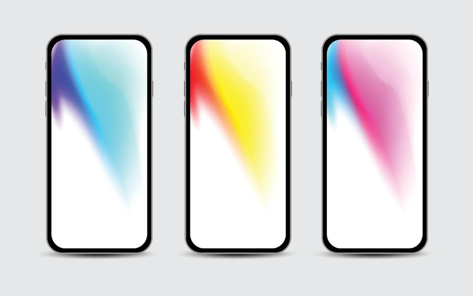 Mobile Wallpapers Design. Screens gradient set background for smartphones and mobile phones. Background for social media post, screen, mobile app, flyer. Modern screen design for mobile app. vector