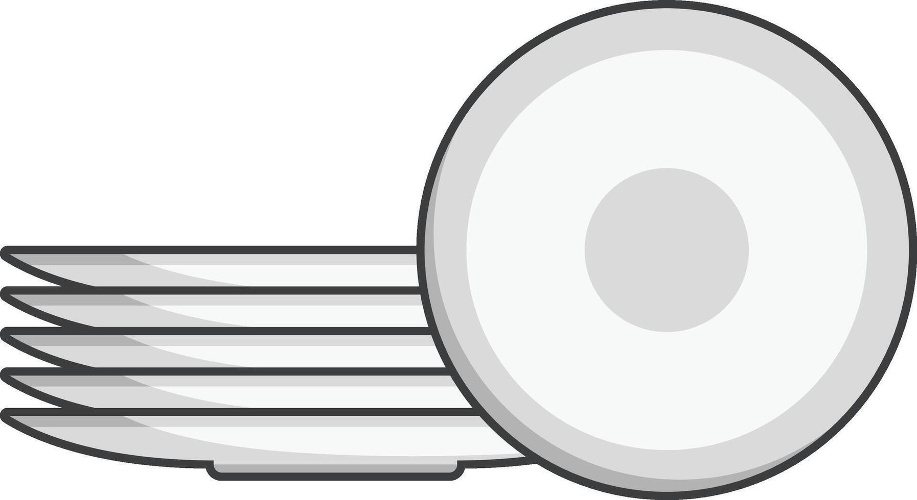 plate icon illustration vector