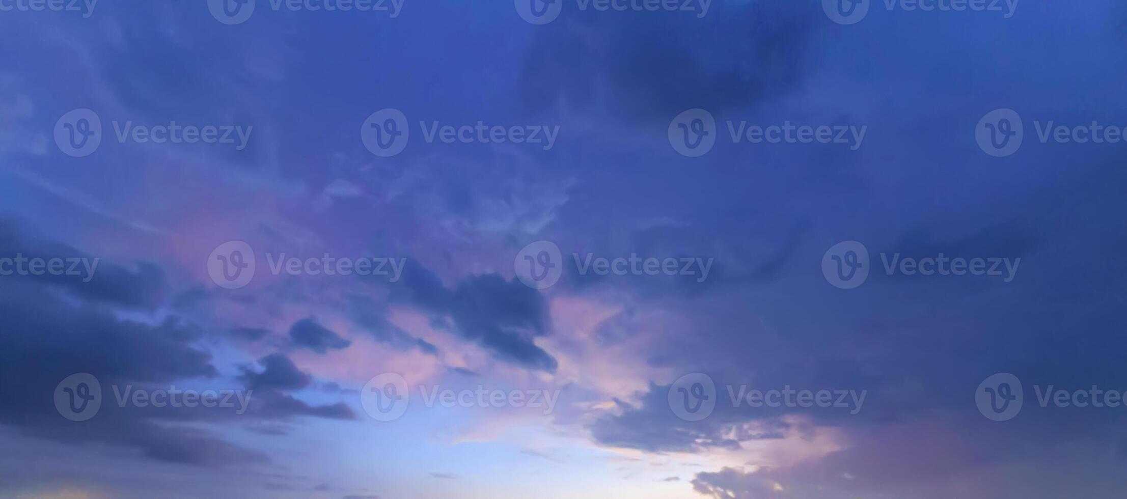 Purple and Pink Sunset Sky photo