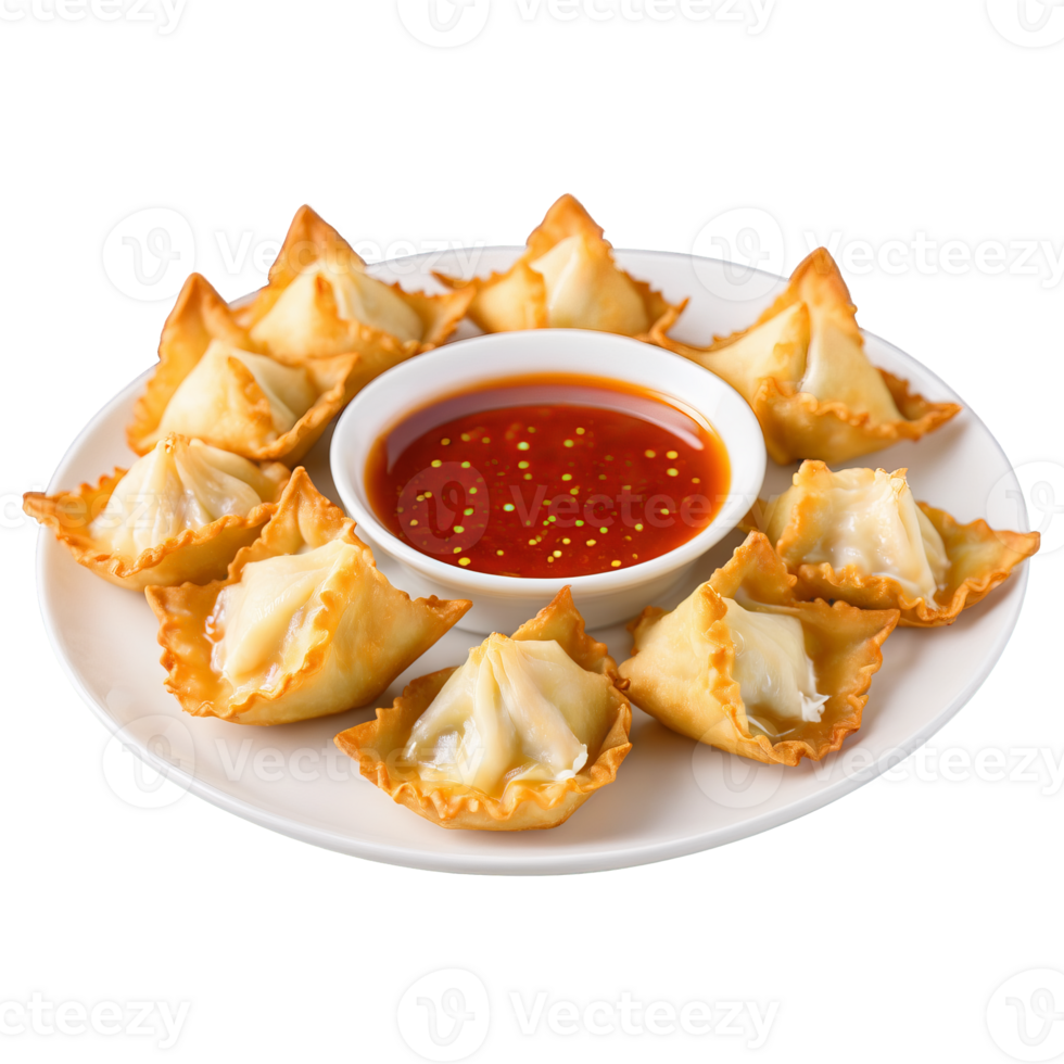 Crab rangoon crispy wonton shells filled with a creamy crab and cream cheese mixture served png