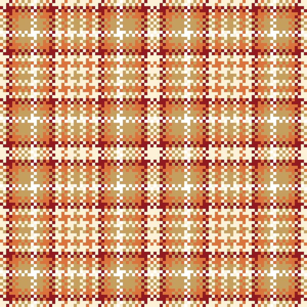 Plaid Pattern Seamless. Scottish Tartan Pattern Traditional Scottish Woven Fabric. Lumberjack Shirt Flannel Textile. Pattern Tile Swatch Included. vector