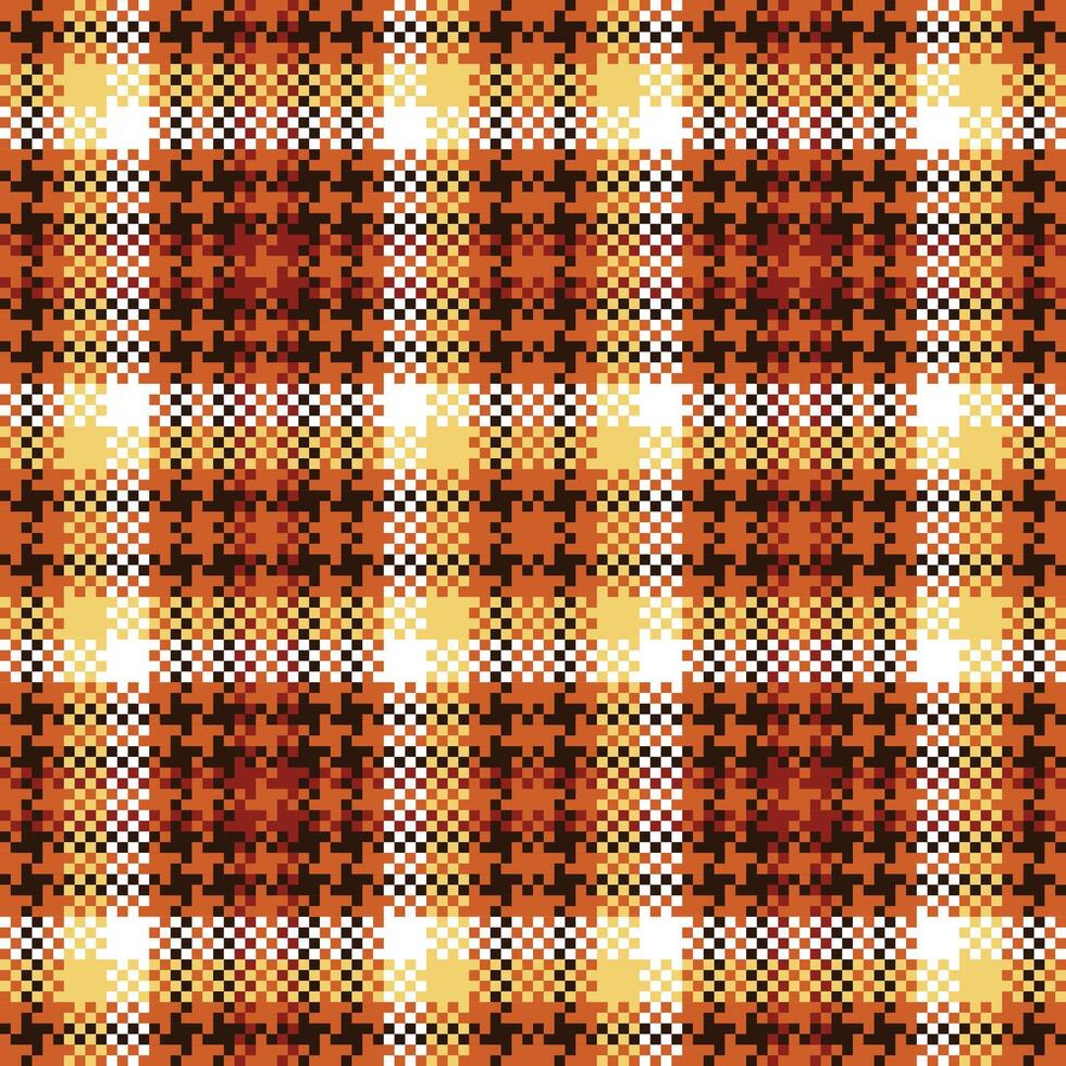 Scottish Tartan Pattern. Plaid Pattern Seamless Template for Design Ornament. Seamless Fabric Texture. vector
