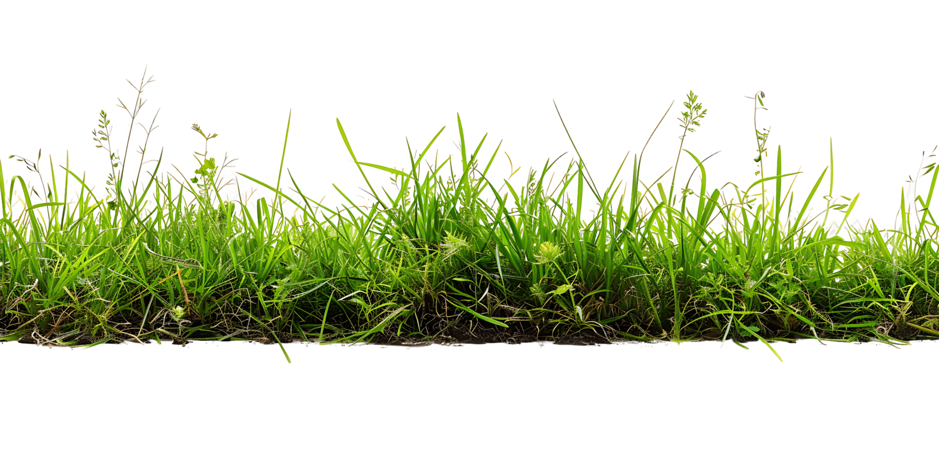 Transparent Cutout of Lush Green Grass png
