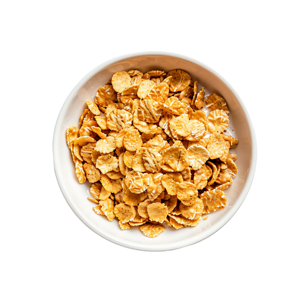 Bowl of Cereal Isolated Transparent Cutout png