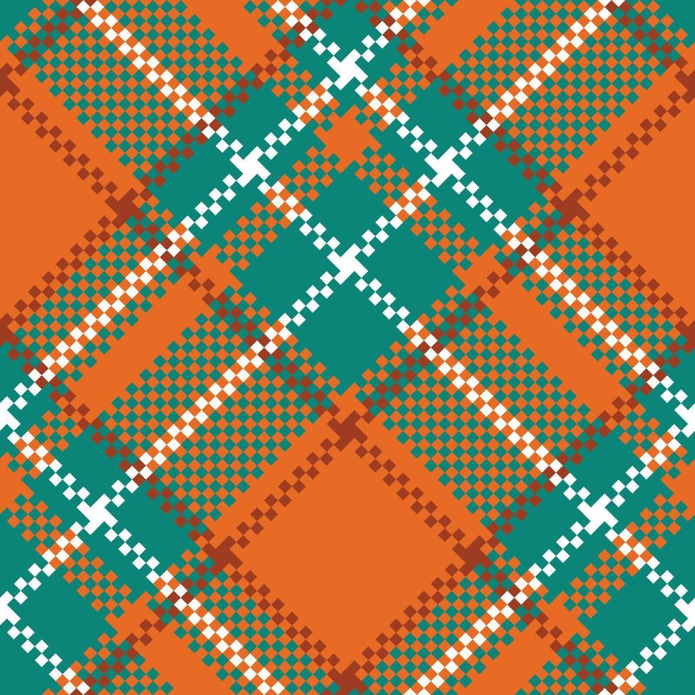 Classic Scottish Tartan Design. Scottish Plaid, Traditional Scottish Woven Fabric. Lumberjack Shirt Flannel Textile. Pattern Tile Swatch Included. vector