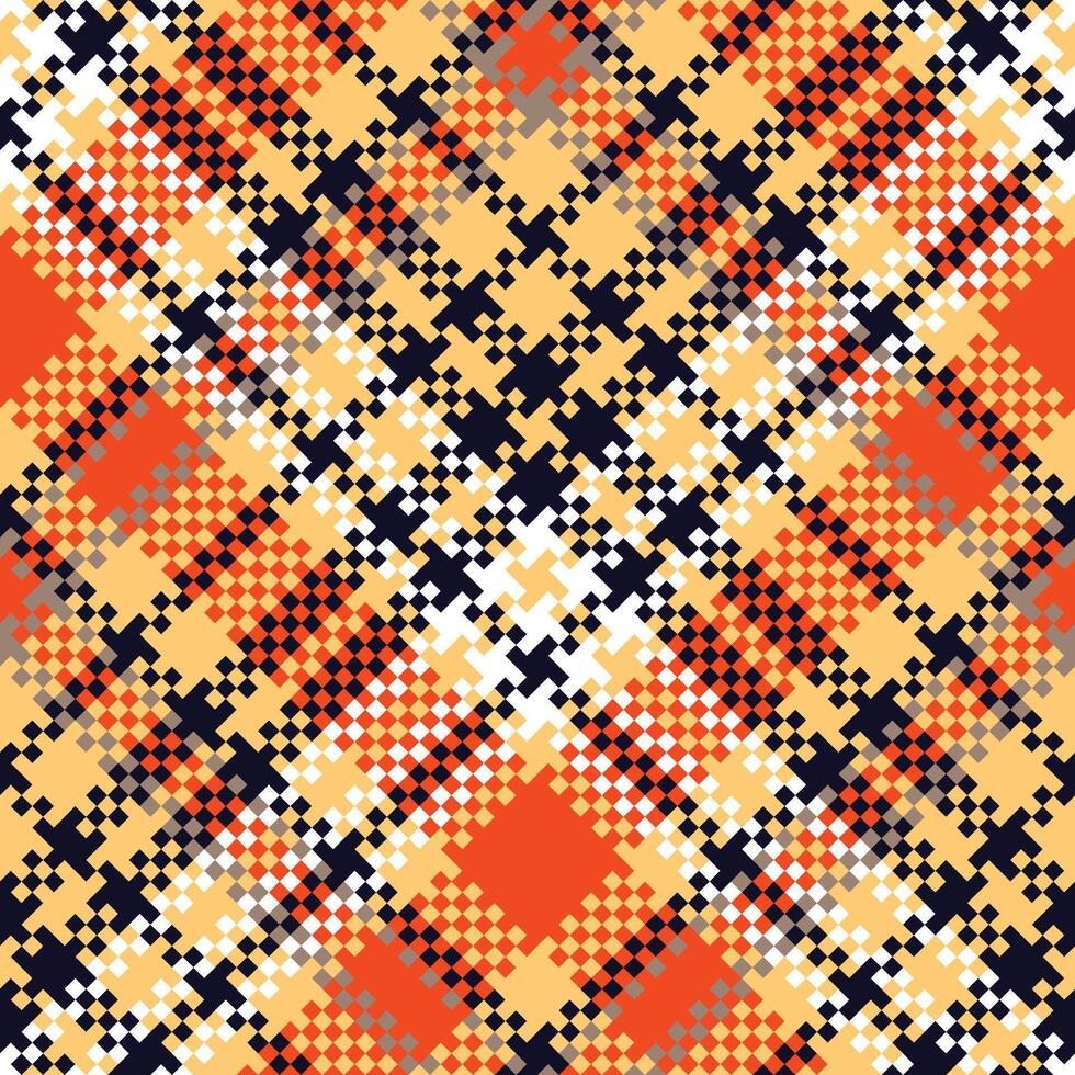 Classic Scottish Tartan Design. Tartan Seamless Pattern. for Shirt Printing,clothes, Dresses, Tablecloths, Blankets, Bedding, Paper,quilt,fabric and Other Textile Products. vector