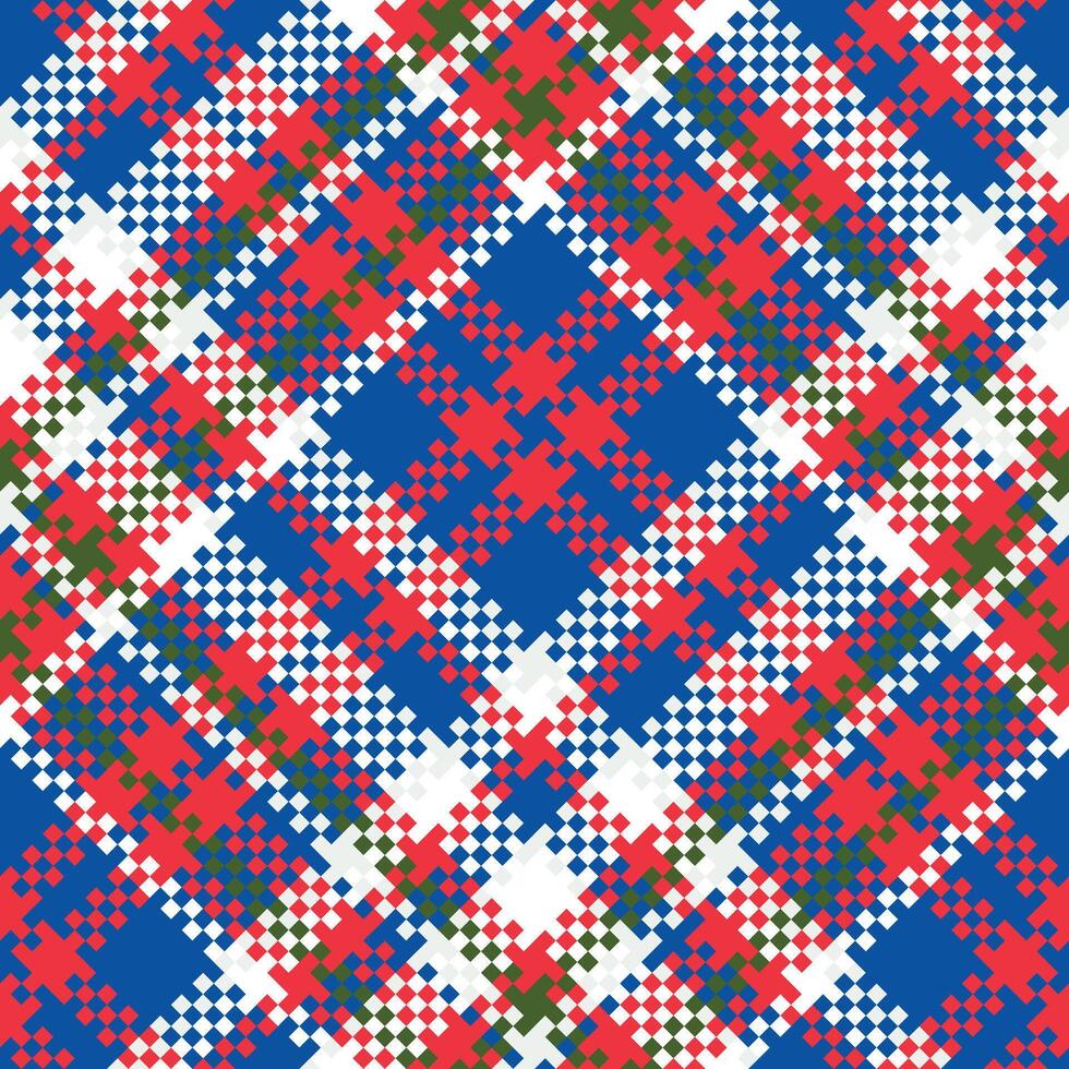 Scottish Tartan Plaid Seamless Pattern, Tartan Seamless Pattern. Seamless Tartan Illustration Set for Scarf, Blanket, Other Modern Spring Summer Autumn Winter Holiday Fabric Print. vector