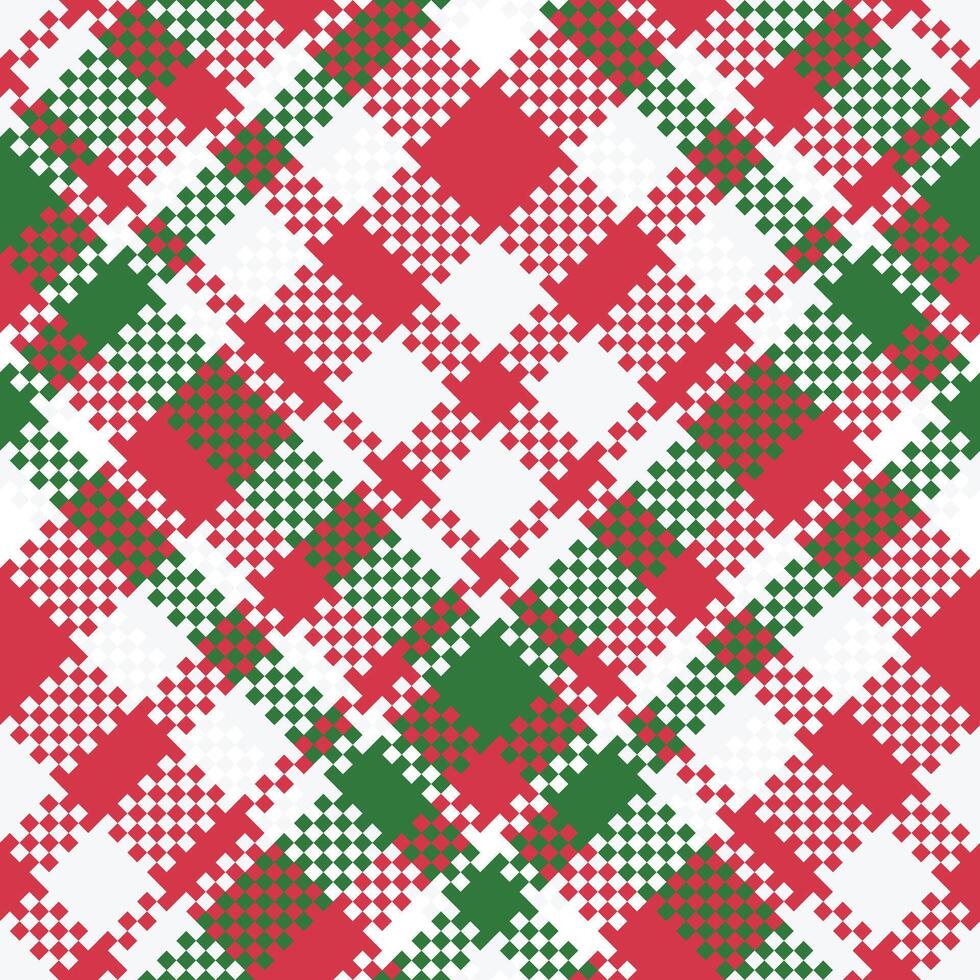 Scottish Tartan Plaid Seamless Pattern, Checker Pattern. Seamless Tartan Illustration Set for Scarf, Blanket, Other Modern Spring Summer Autumn Winter Holiday Fabric Print. vector