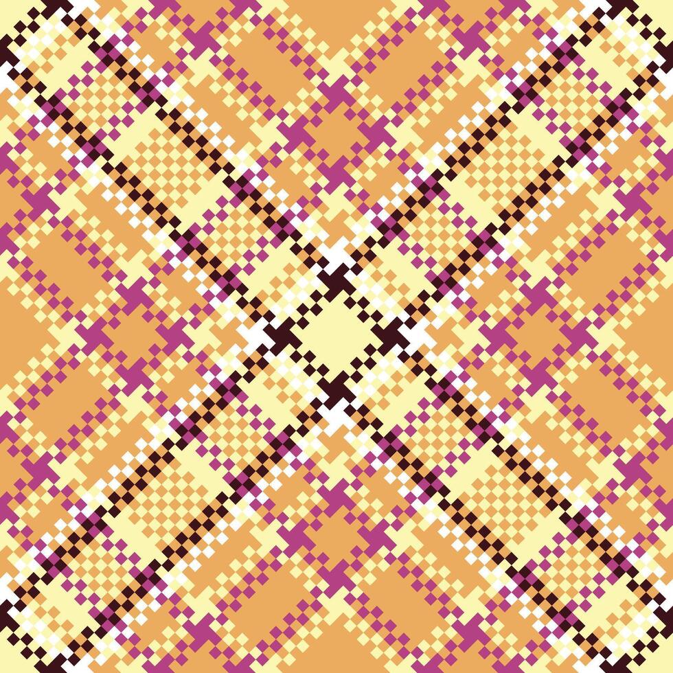 Plaid Patterns Seamless. Checker Pattern Traditional Scottish Woven Fabric. Lumberjack Shirt Flannel Textile. Pattern Tile Swatch Included. vector