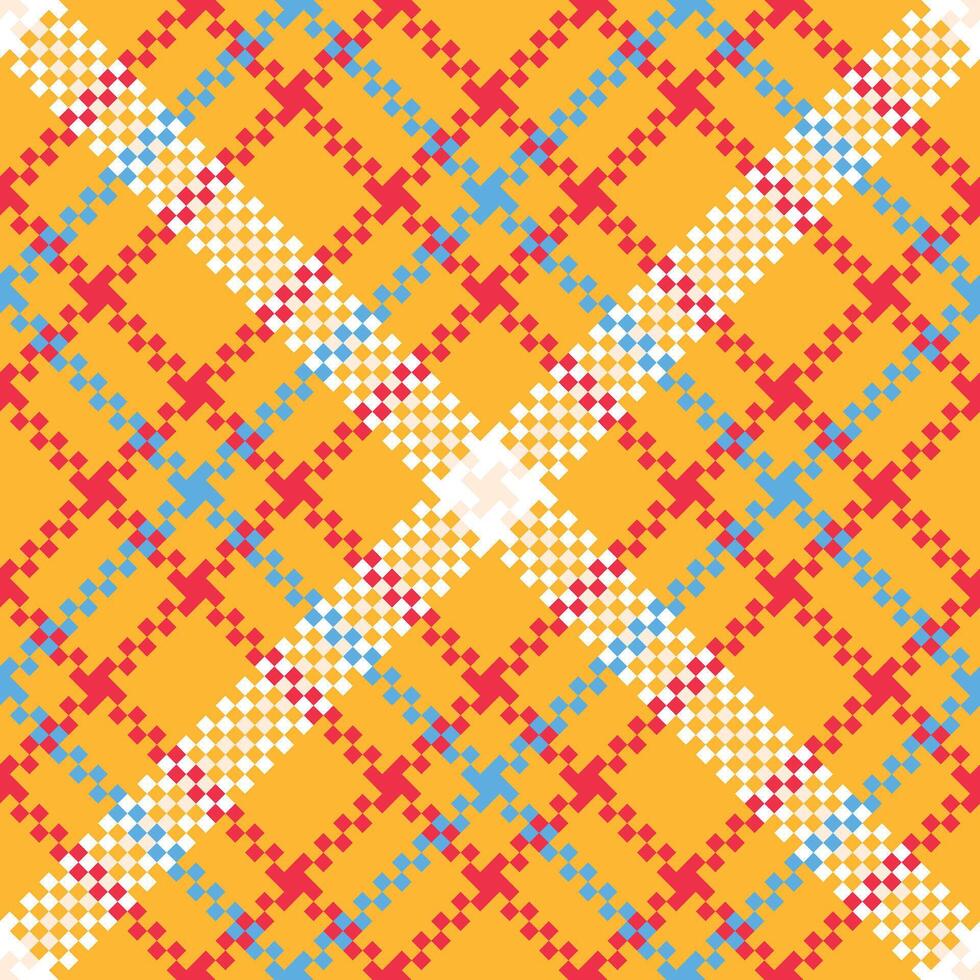 Plaid Patterns Seamless. Checkerboard Pattern Seamless Tartan Illustration Set for Scarf, Blanket, Other Modern Spring Summer Autumn Winter Holiday Fabric Print. vector