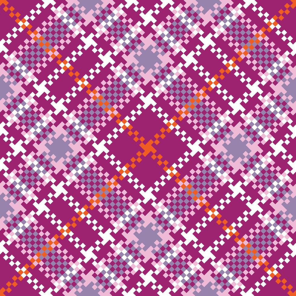 Scottish Tartan Seamless Pattern. Tartan Seamless Pattern Seamless Tartan Illustration Set for Scarf, Blanket, Other Modern Spring Summer Autumn Winter Holiday Fabric Print. vector