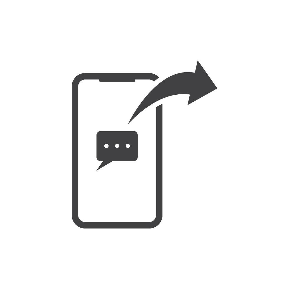 Telephone icon flat design vector