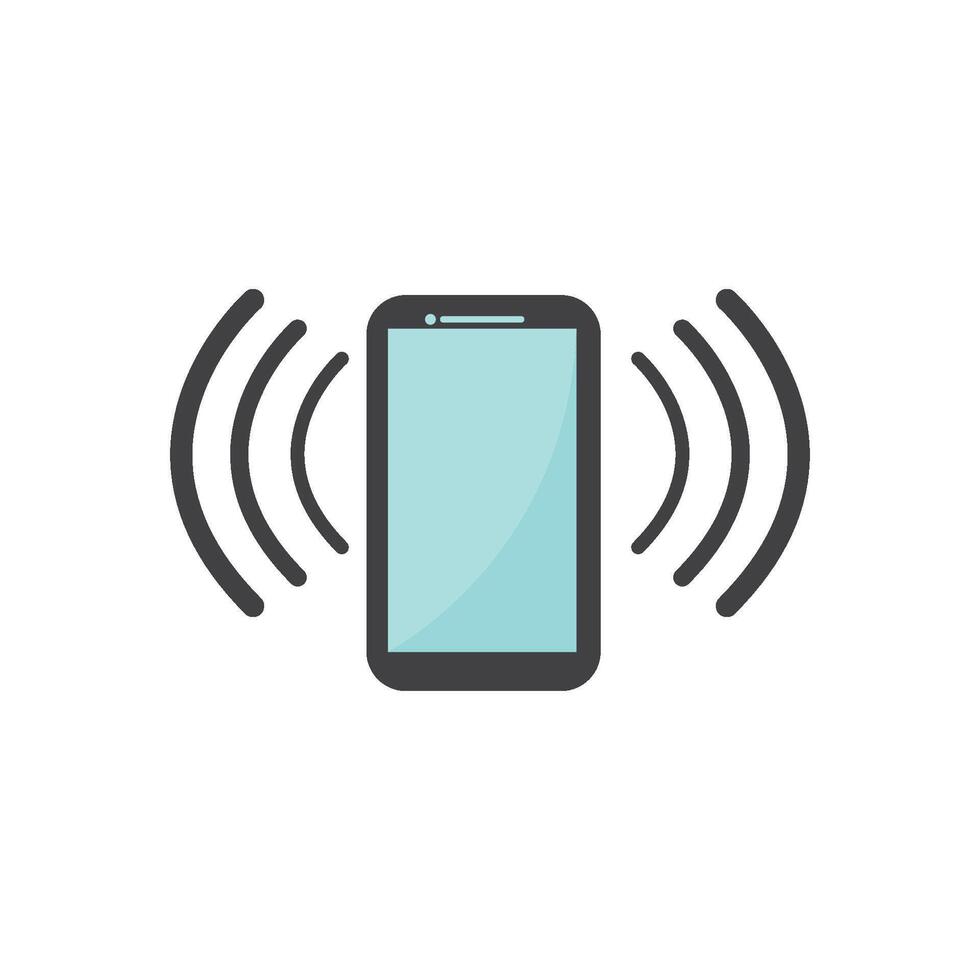 Telephone icon flat design vector