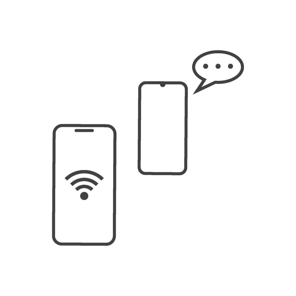 Telephone icon flat design vector