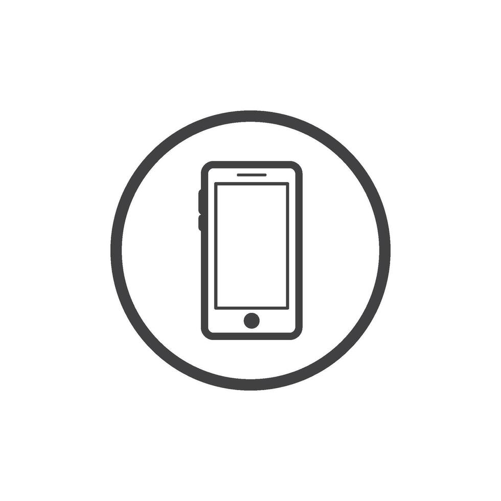 Telephone icon flat design vector