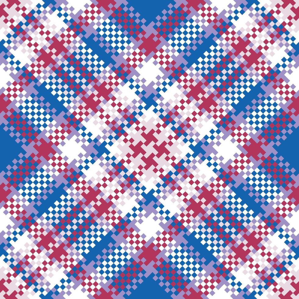 Tartan Plaid Seamless Pattern. Gingham Patterns. Template for Design Ornament. Seamless Fabric Texture. Illustration vector