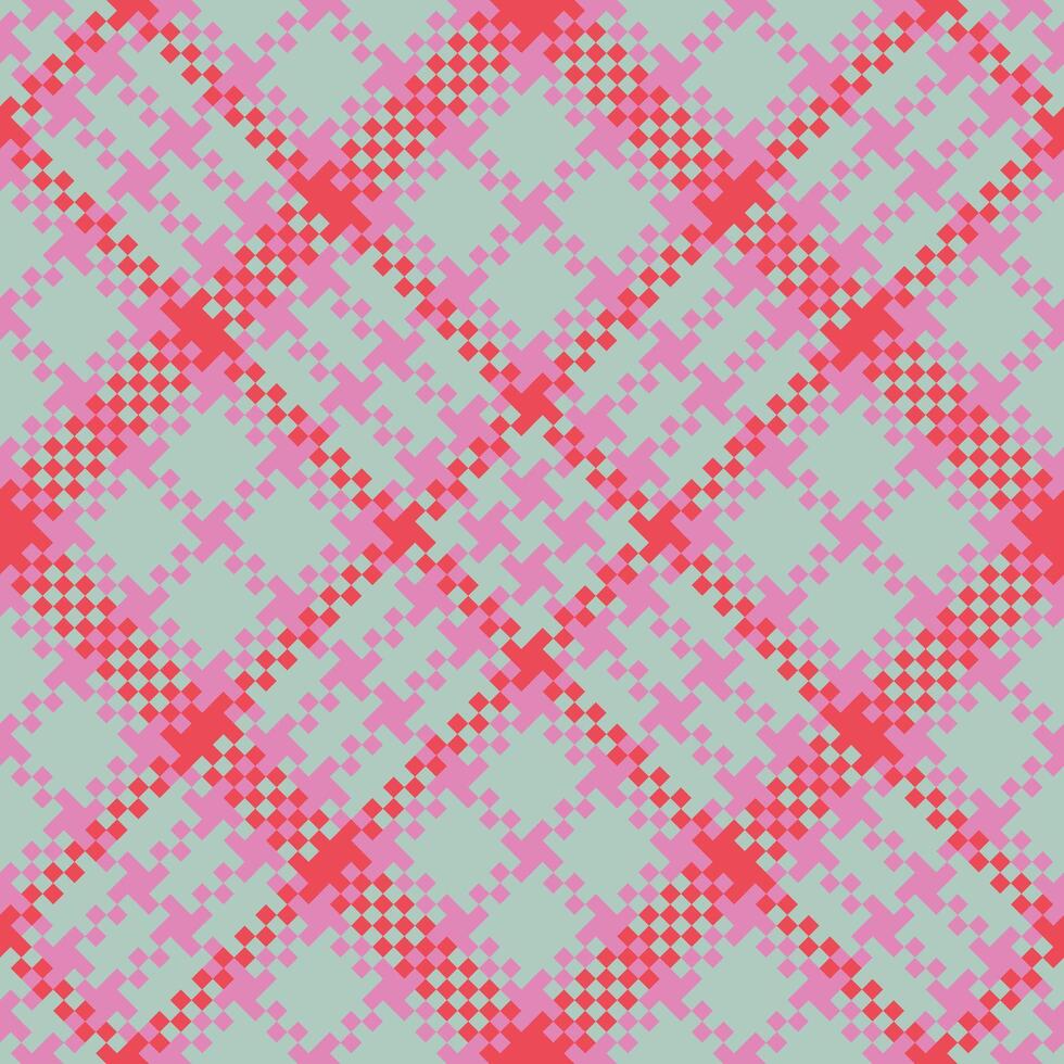 Tartan Plaid Pattern Seamless. Checkerboard Pattern. Template for Design Ornament. Seamless Fabric Texture. Illustration vector