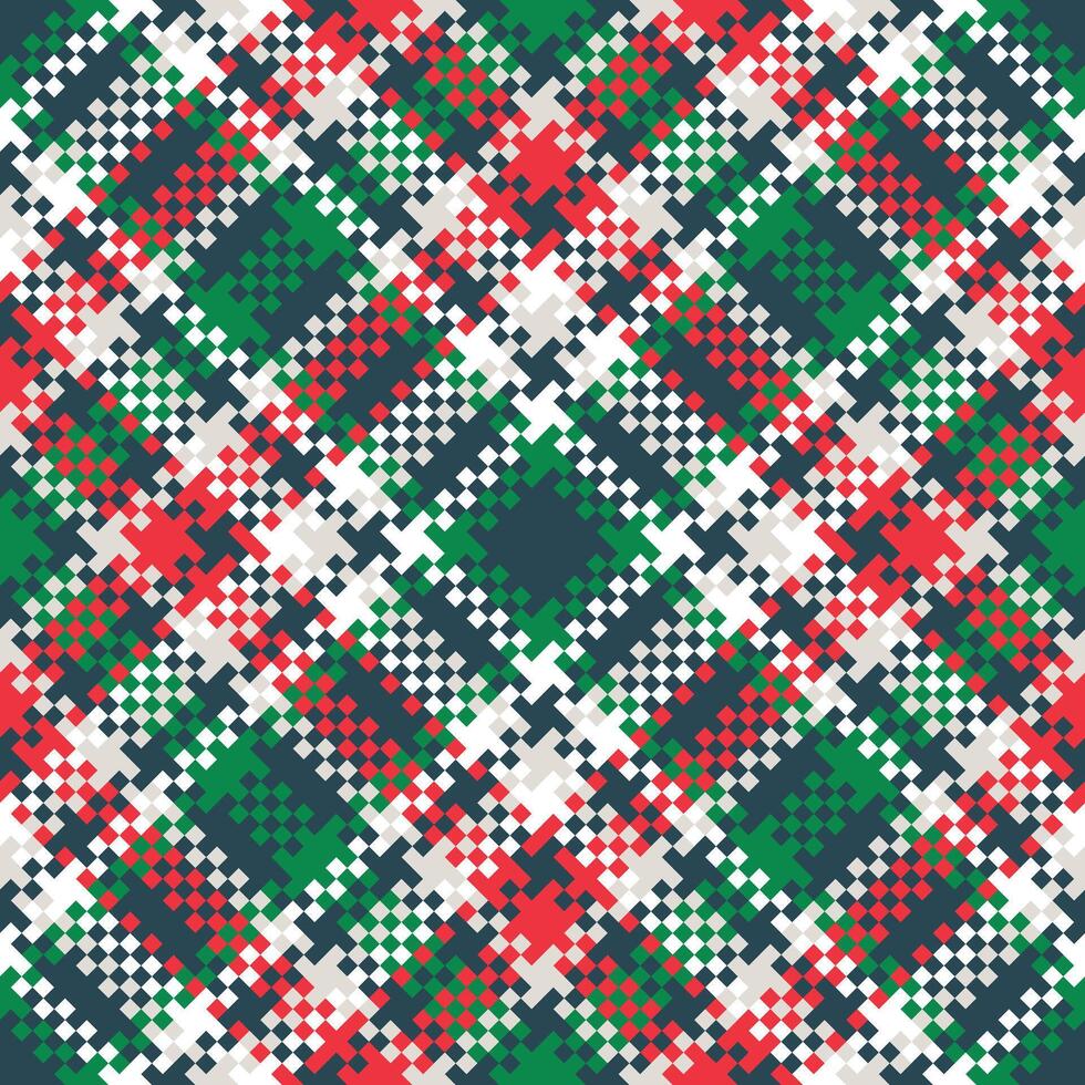 Scottish Tartan Plaid Seamless Pattern, Abstract Check Plaid Pattern. Template for Design Ornament. Seamless Fabric Texture. Illustration vector