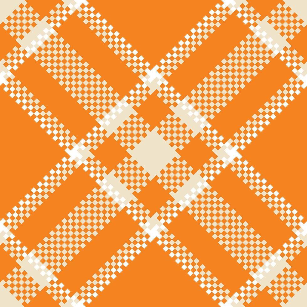 Tartan Seamless Pattern. Scottish Plaid, Seamless Tartan Illustration Set for Scarf, Blanket, Other Modern Spring Summer Autumn Winter Holiday Fabric Print. vector