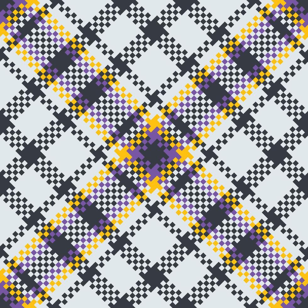 Plaid Pattern Seamless. Classic Plaid Tartan Template for Design Ornament. Seamless Fabric Texture. vector