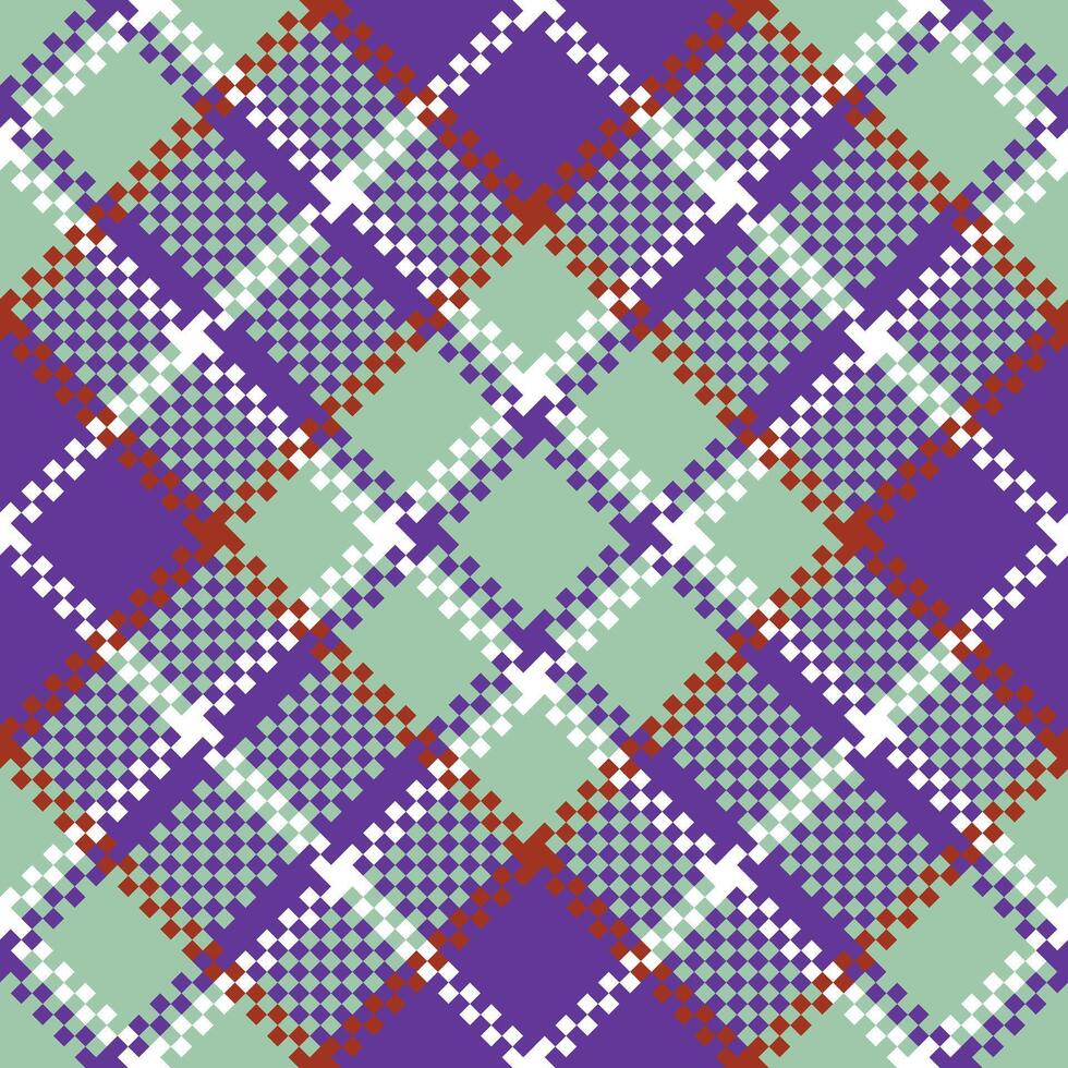 Scottish Tartan Pattern. Plaids Pattern Seamless Seamless Tartan Illustration Set for Scarf, Blanket, Other Modern Spring Summer Autumn Winter Holiday Fabric Print. vector