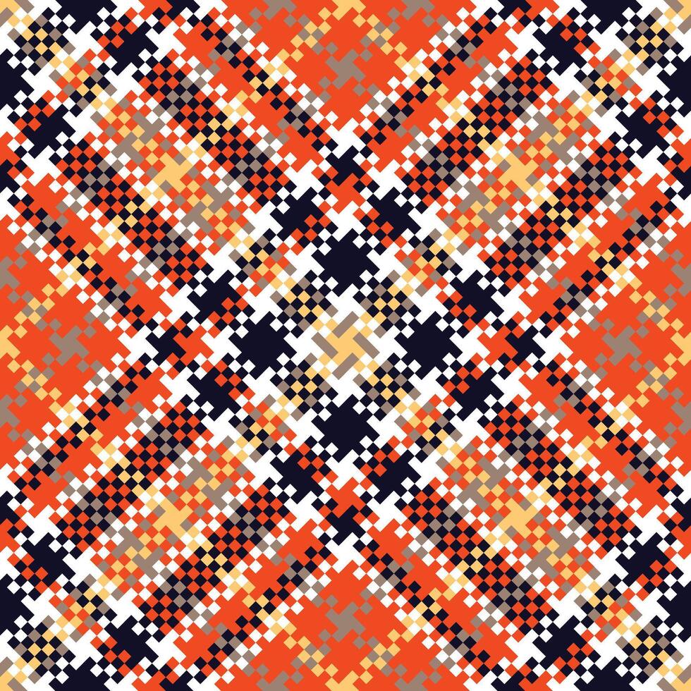 Classic Scottish Tartan Design. Tartan Seamless Pattern. Traditional Scottish Woven Fabric. Lumberjack Shirt Flannel Textile. Pattern Tile Swatch Included. vector